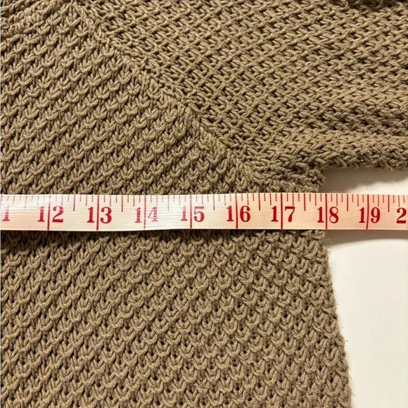 Anthropologie Sparrow Waffle Knit Cardigan Sweater Size Small Hooded Snap Button - Picture 3 of 8